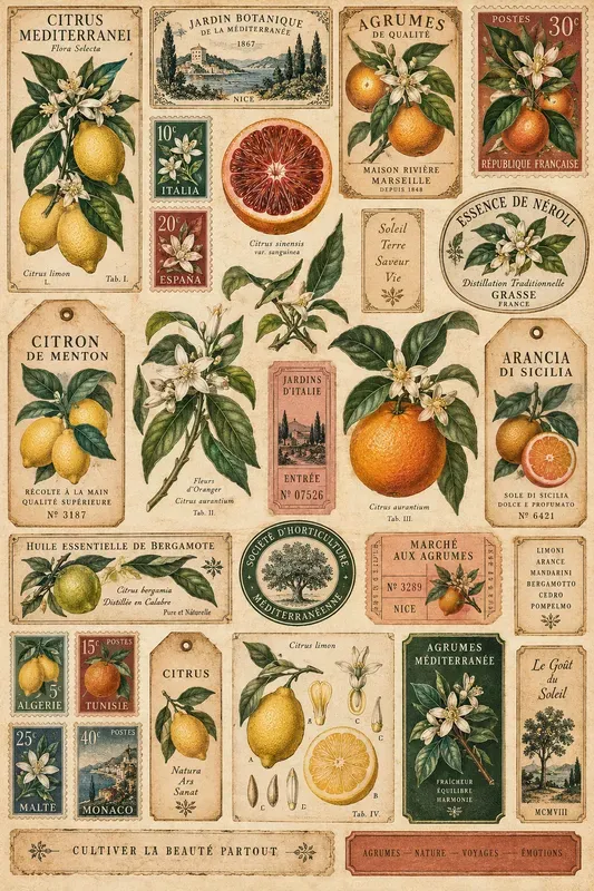 Vintage Junk Journal Ephemera Sheets