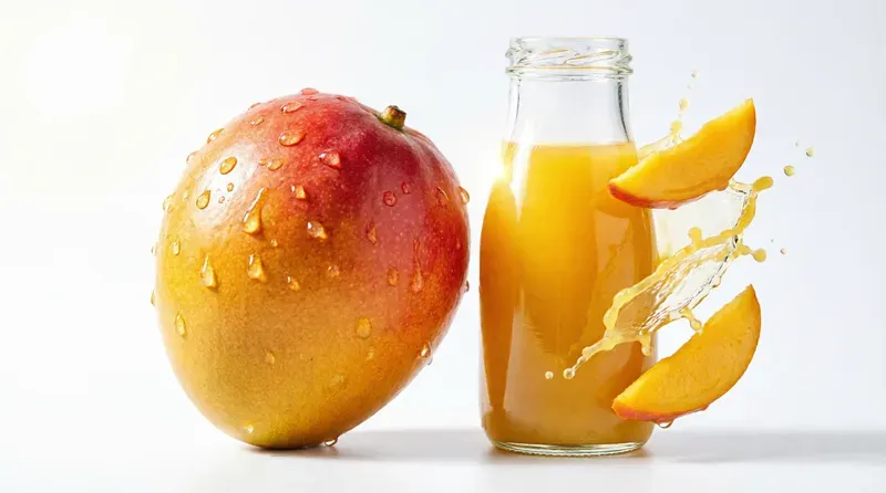 Dynamic Fruit Juice Splash Photography