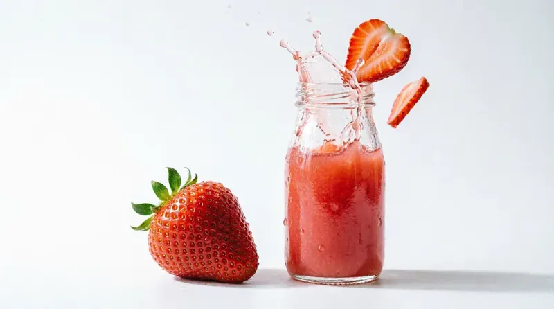 Dynamic Fruit Juice Splash Photography