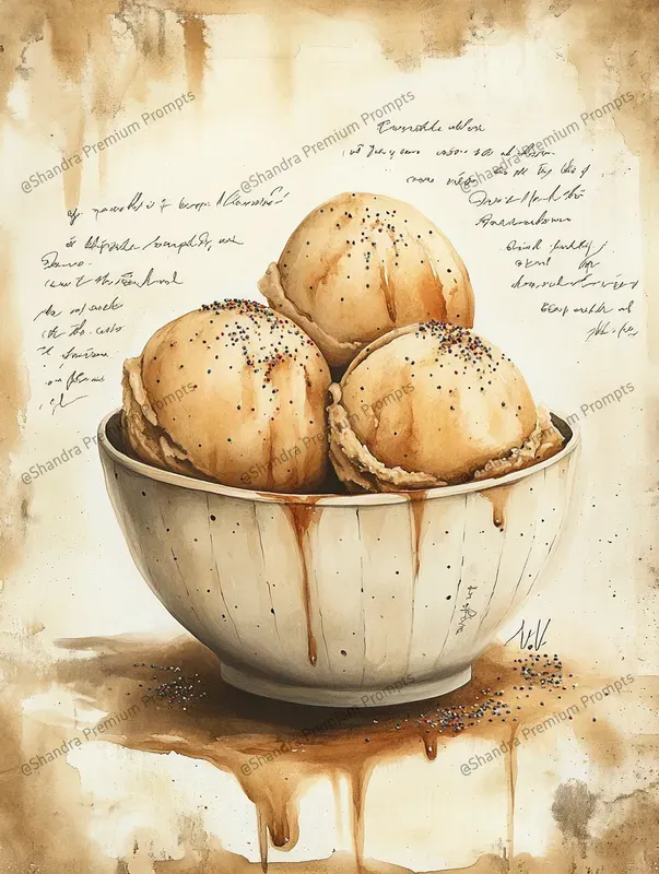 Food Junk Journal Digital Papers