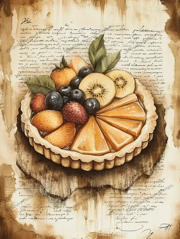 Food Junk Journal Digital Papers