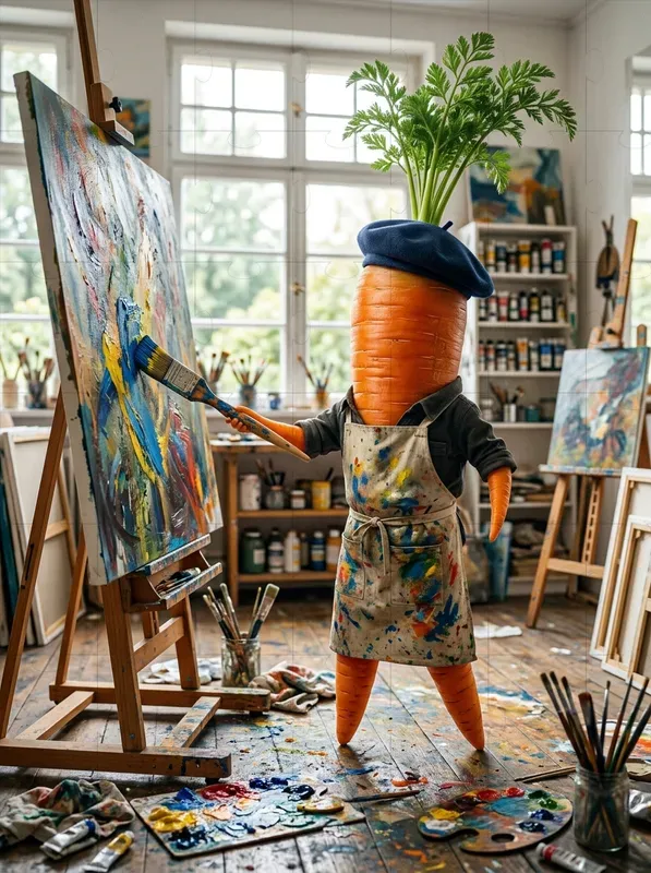 Photorealistic Vegetable Characters