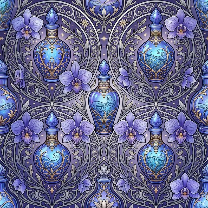Art Nouveau Mystical Potion Patterns
