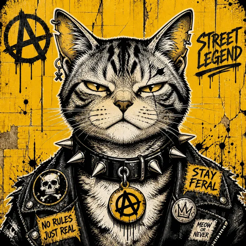 Urban Punk Mascot Poster Packs