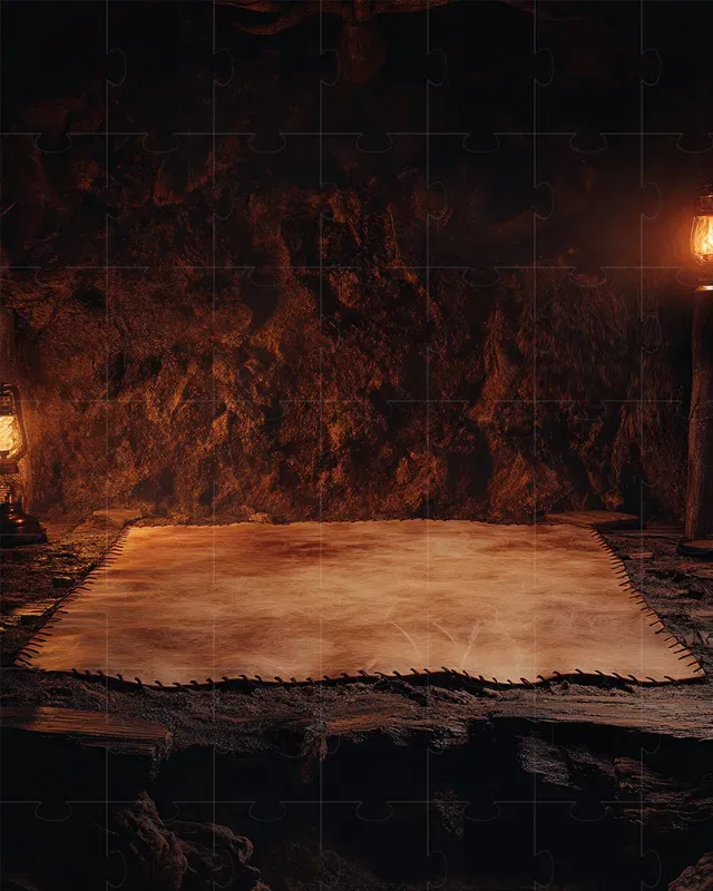 Ecommerce Rustic Hunter Cabin Backdrops
