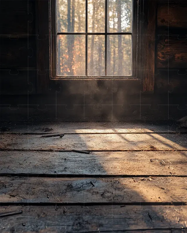 Ecommerce Rustic Hunter Cabin Backdrops