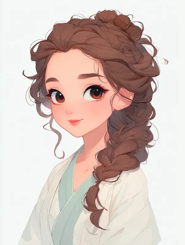 Soft Asian Fantasy Illustration Style