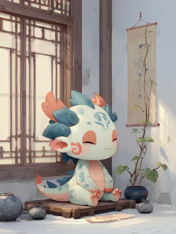 Soft Asian Fantasy Illustration Style