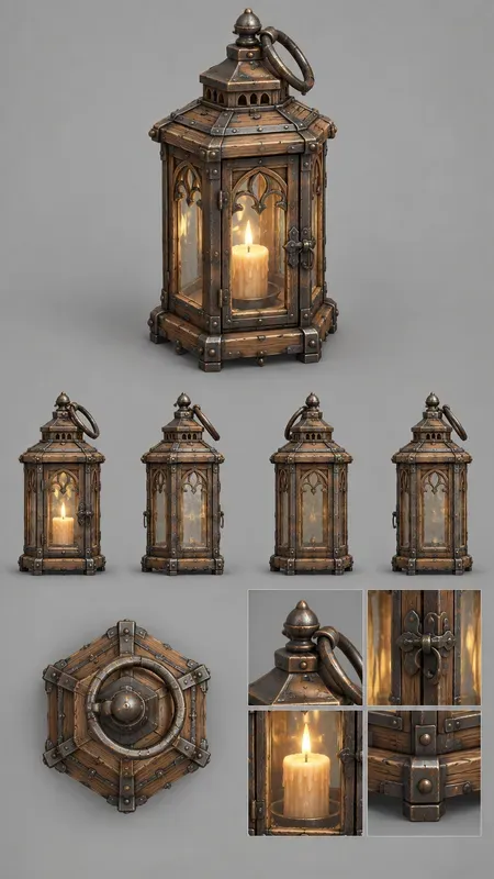 Medieval 3D Isometric Multiview Assets