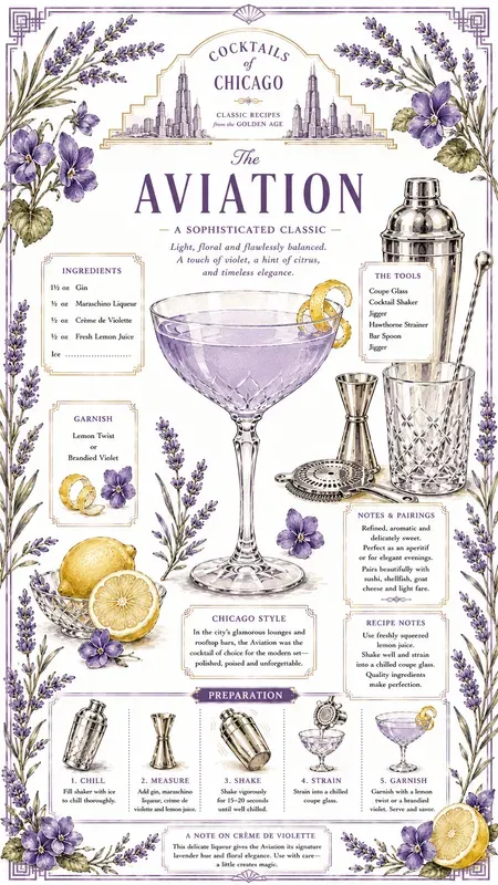 Chicago Cocktail Recipe Book Infographics