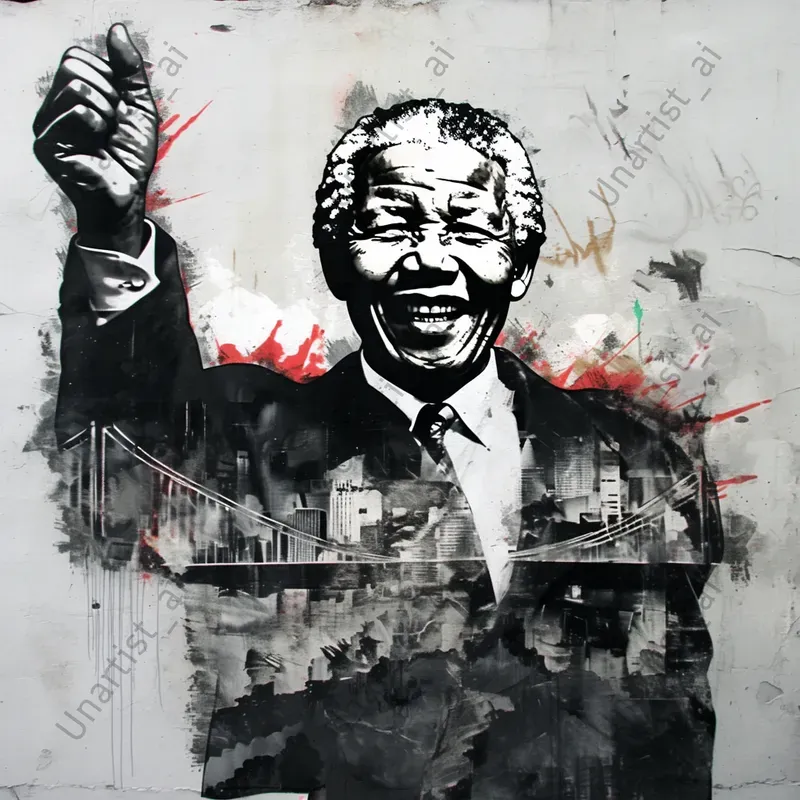 Urban Stencil Portraits Art