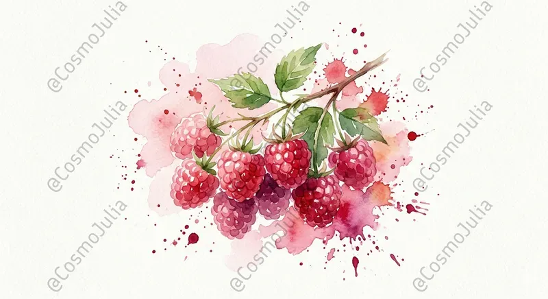 Fine Art Watercolor Food Clipart