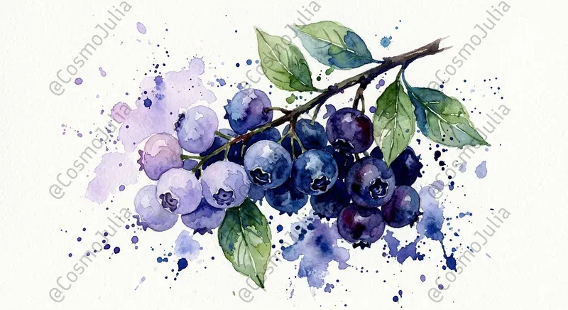 Fine Art Watercolor Food Clipart