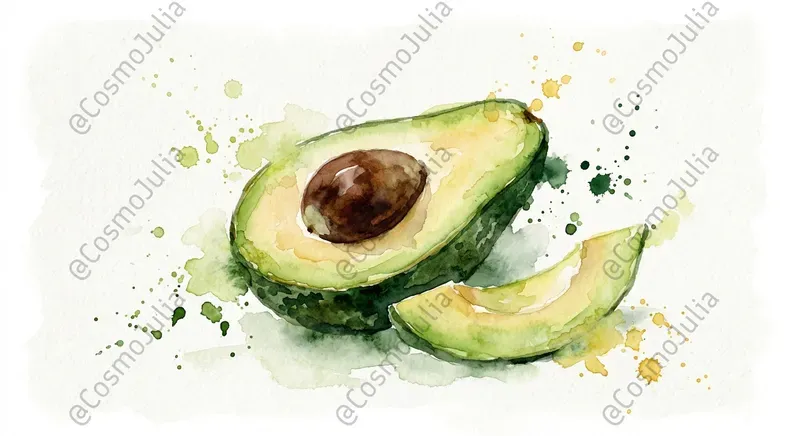 Fine Art Watercolor Food Clipart