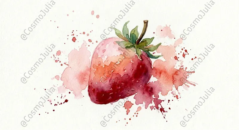 Fine Art Watercolor Food Clipart