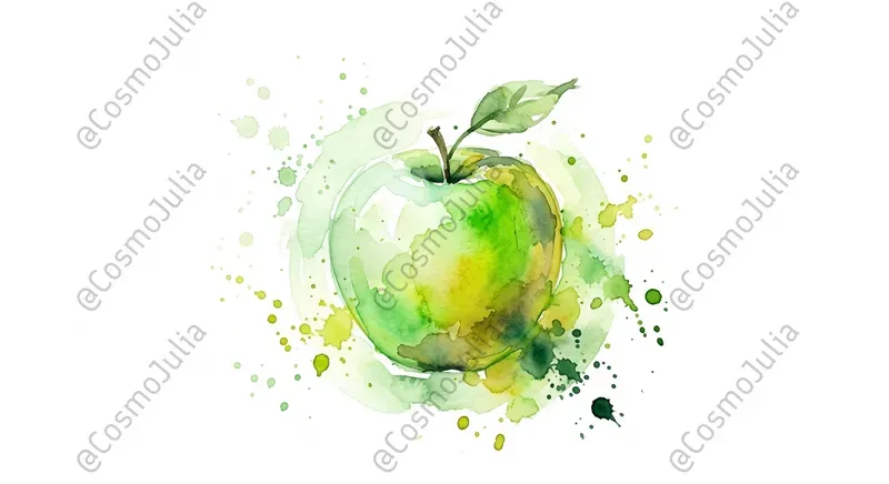 Fine Art Watercolor Food Clipart