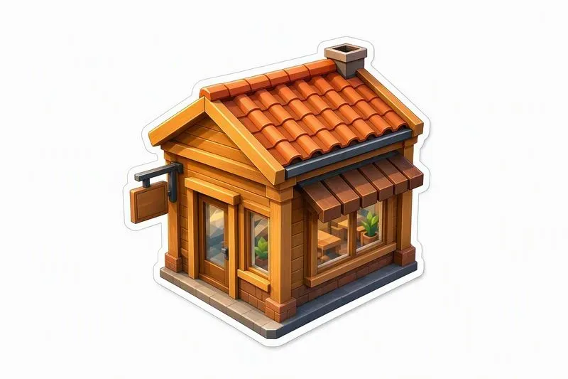 3D Isometric Sticker Icon Generator