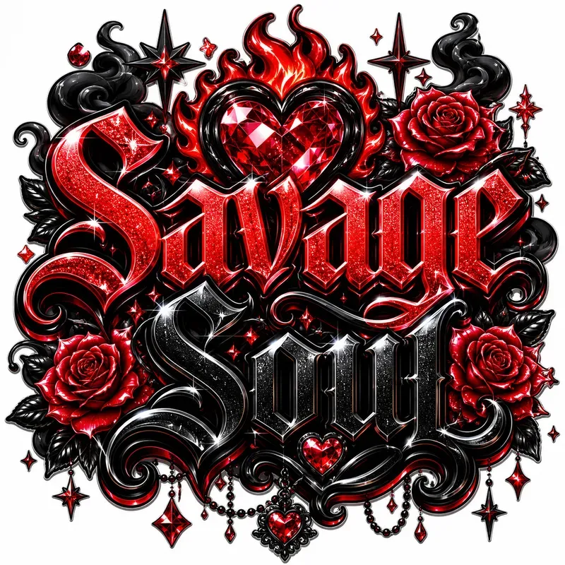 Glossy Typography Art Packs