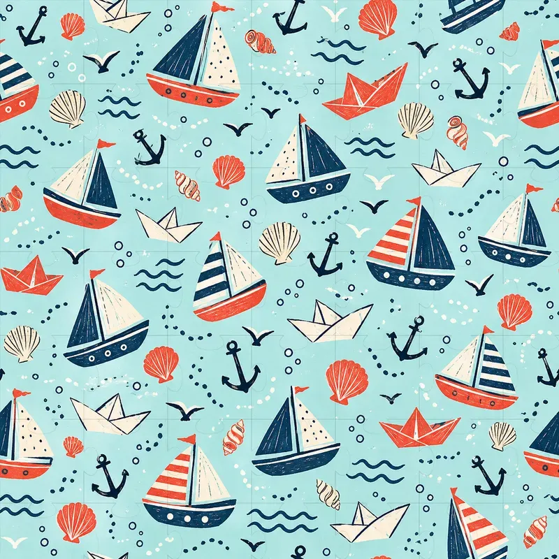 Seamless Minimalist Scandinavian Patterns