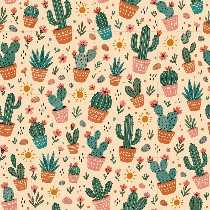Seamless Minimalist Scandinavian Patterns