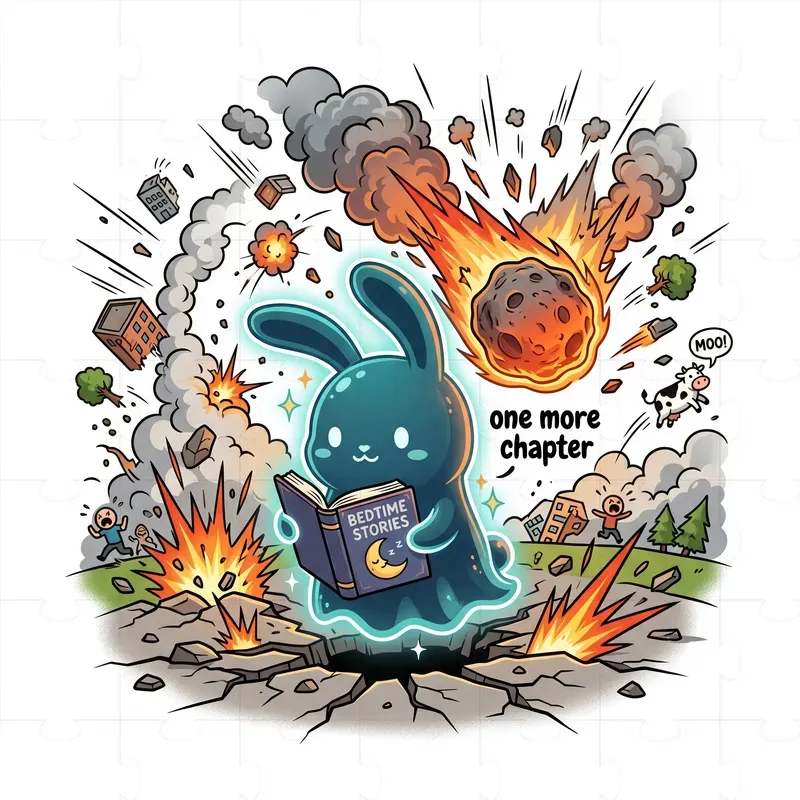 Cute Chaos Tshirt Art