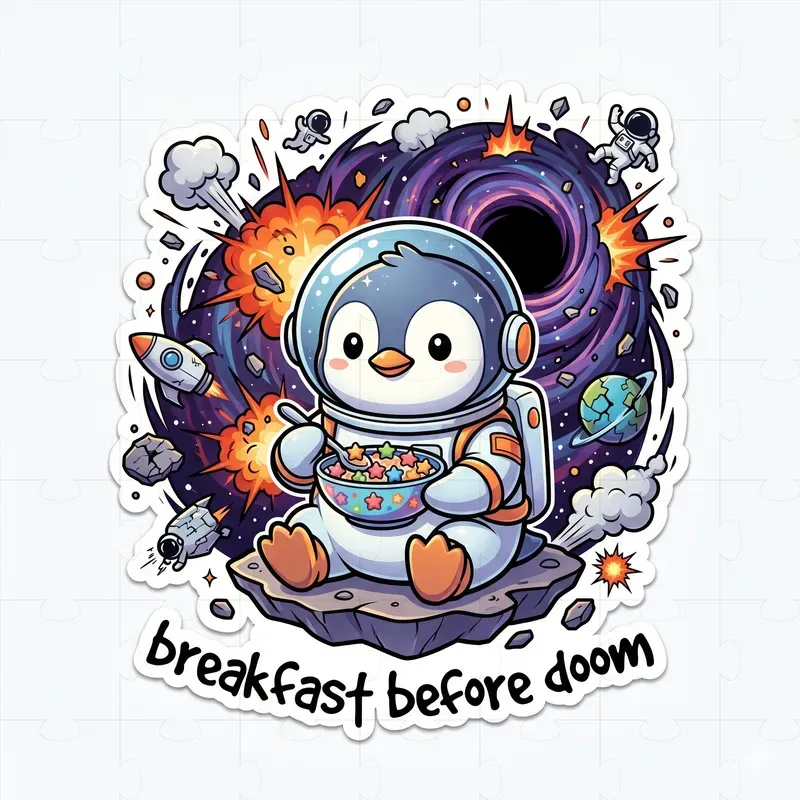 Cute Chaos Tshirt Art