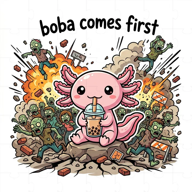 Cute Chaos Tshirt Art