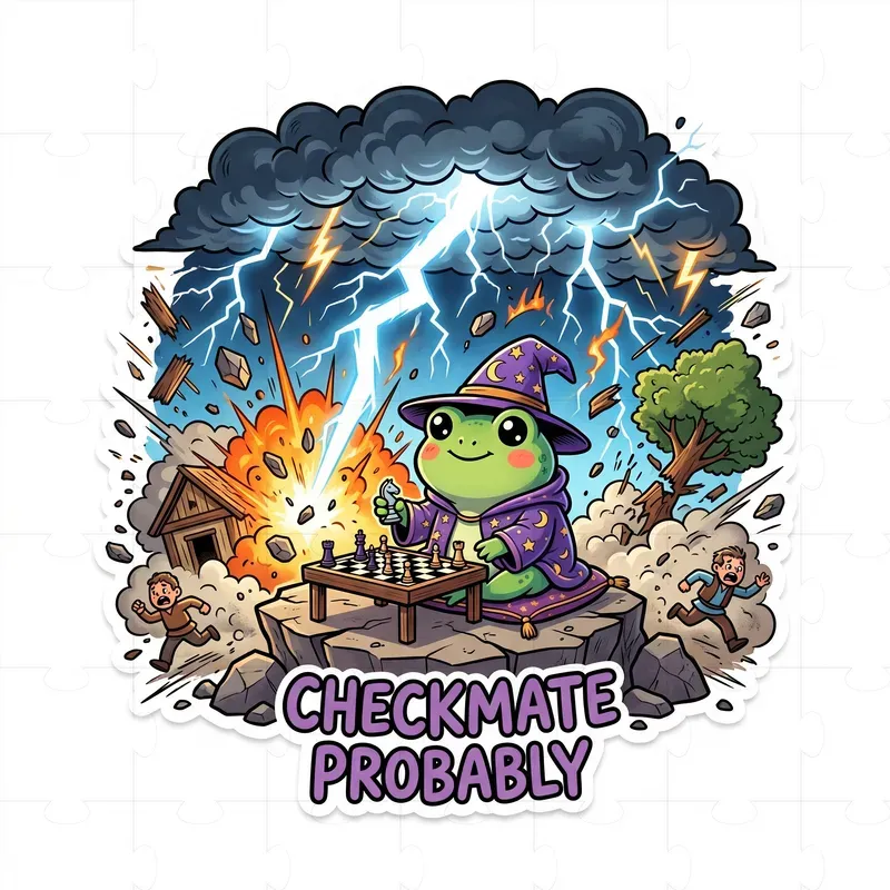 Cute Chaos Tshirt Art