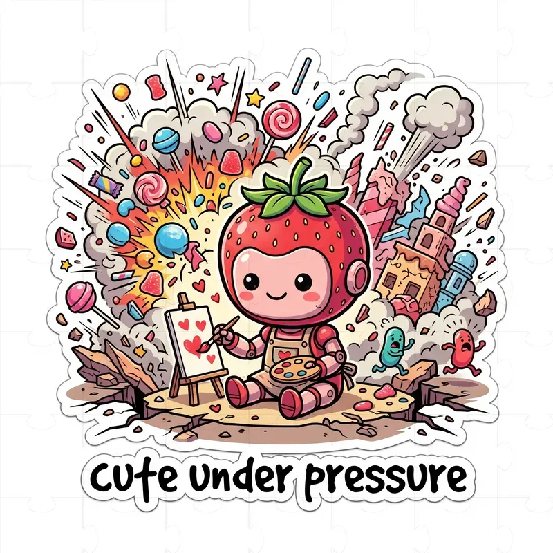 Cute Chaos Tshirt Art