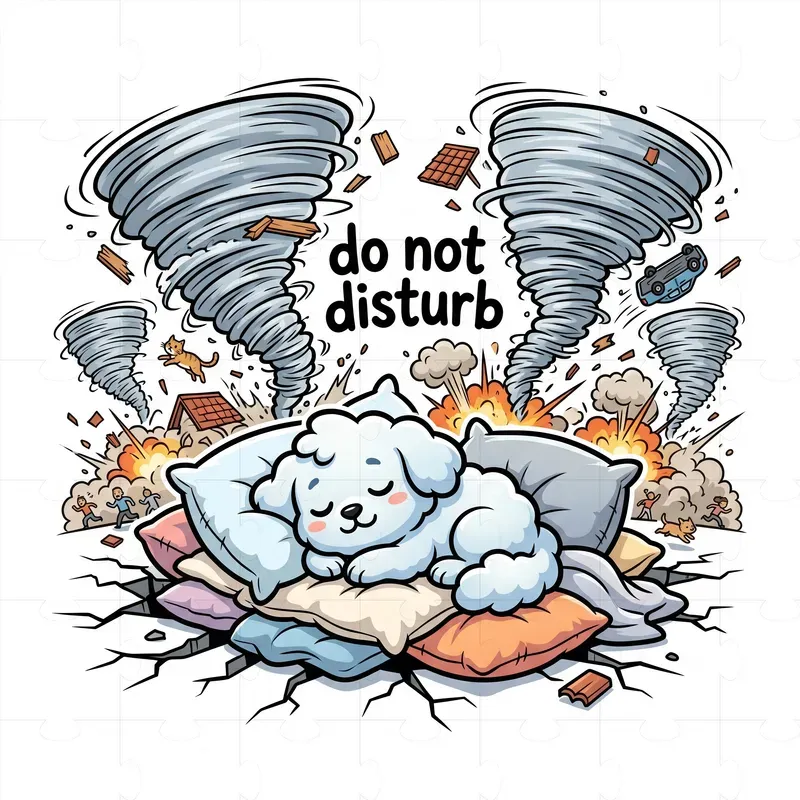 Cute Chaos Tshirt Art
