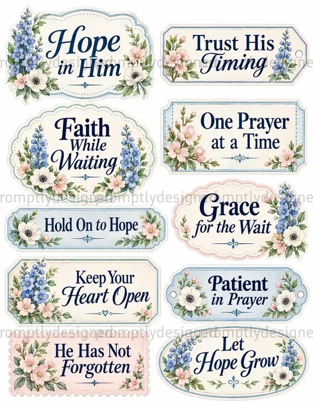Faith Word Scraps
