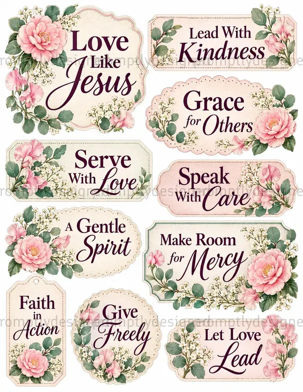 Faith Word Scraps