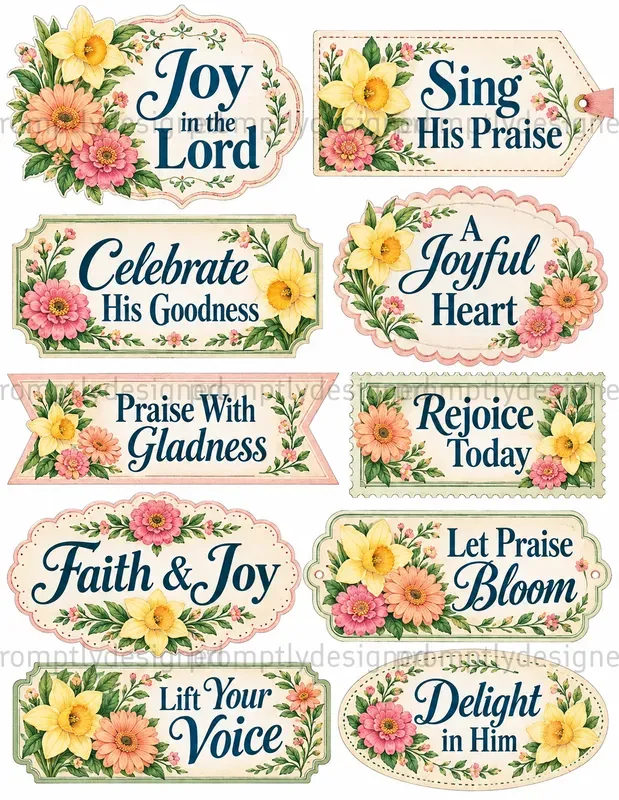 Faith Word Scraps