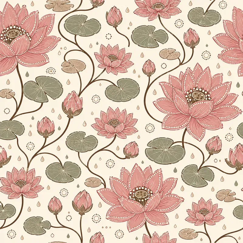 Retro Floral Seamless Patterns