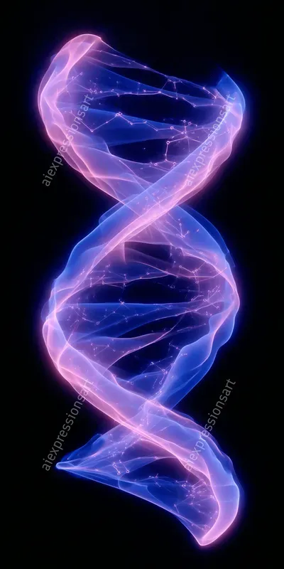 Neon Ethereal Smoke Typography Art