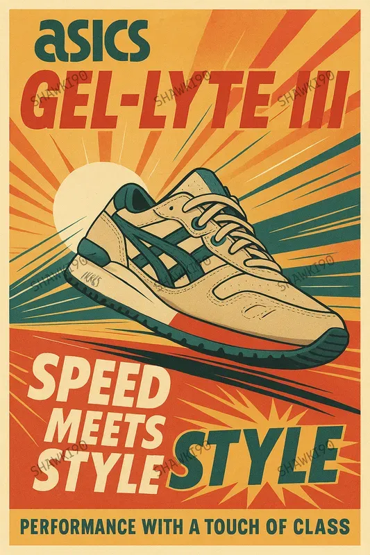 Retro Sneaker Ad Posters