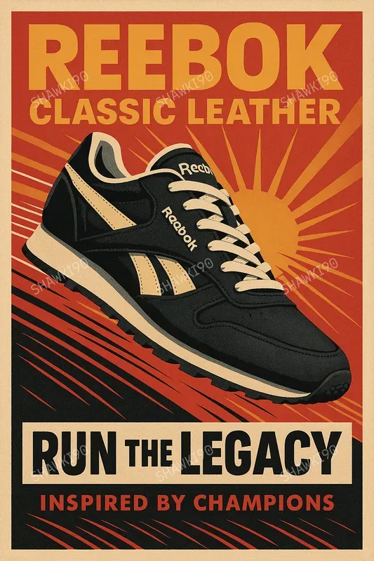 Retro Sneaker Ad Posters