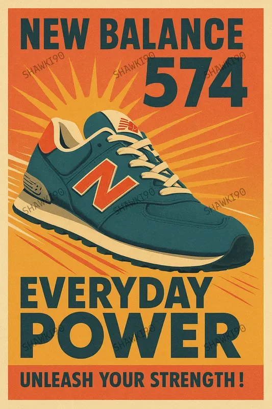 Retro Sneaker Ad Posters