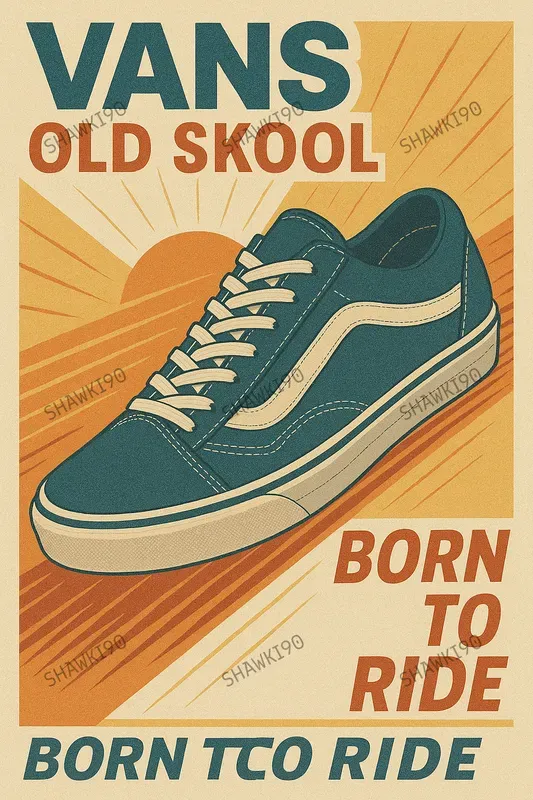 Retro Sneaker Ad Posters