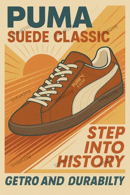 Retro Sneaker Ad Posters