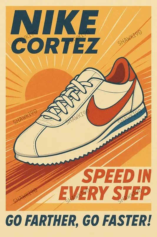 Retro Sneaker Ad Posters