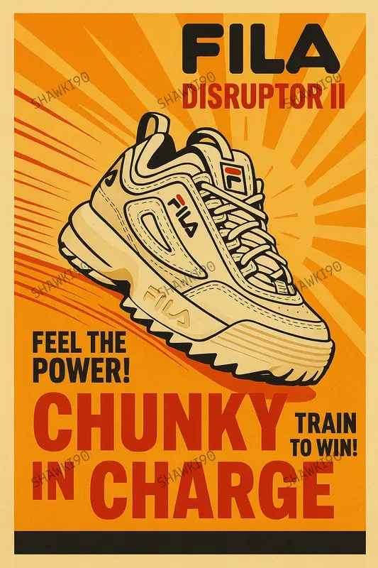 Retro Sneaker Ad Posters