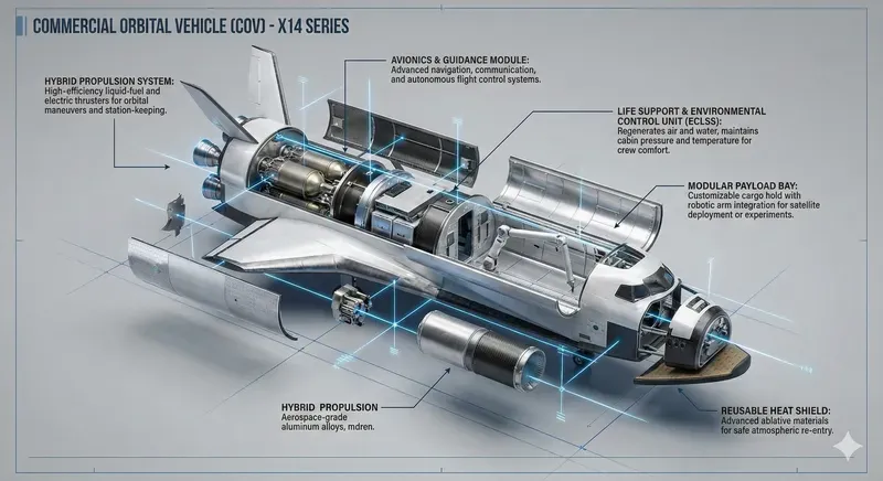 Exploded Tech Vehicle Infographic Pros
