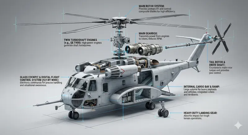 Exploded Tech Vehicle Infographic Pros