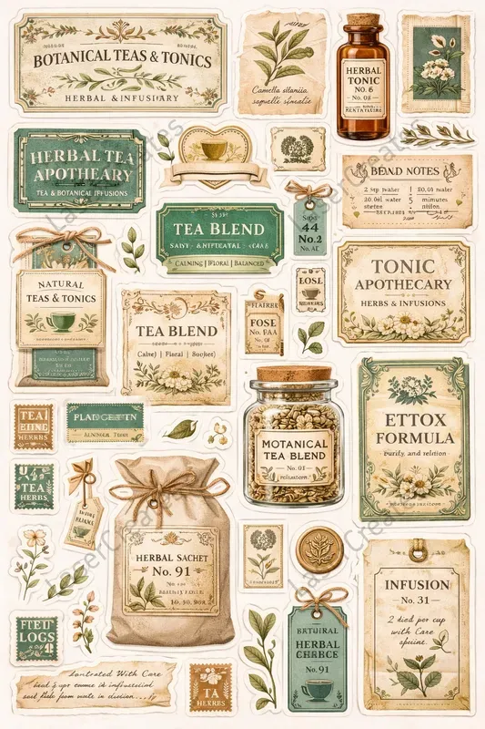 Botanical Apothecary Sheets