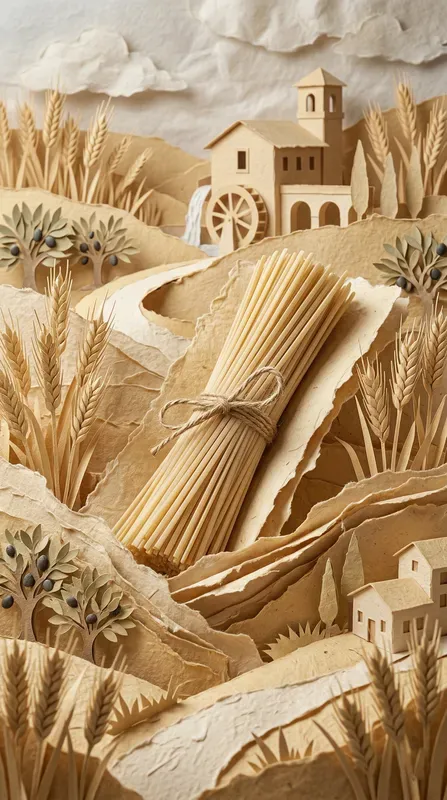 Organic Gastronomy Papercraft Stages