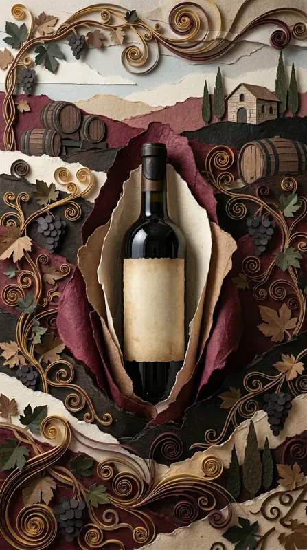 Organic Gastronomy Papercraft Stages