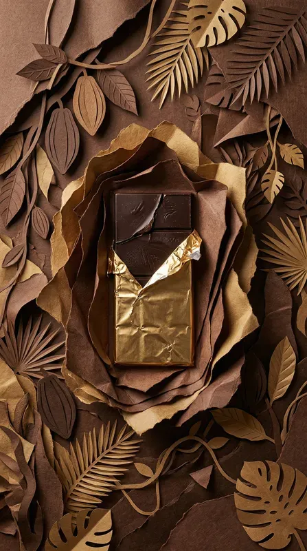 Organic Gastronomy Papercraft Stages