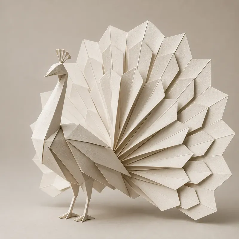 Minimalist Paper Animal Sculptures