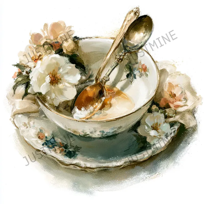 Botanical Chalk Self Care Clipart